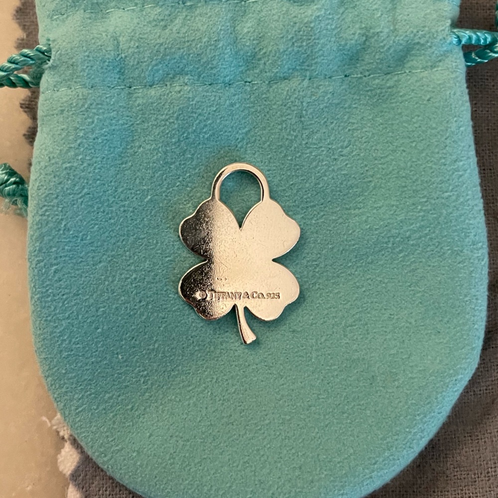 Tiffany & Co Silver Four Leaf Clover Charm